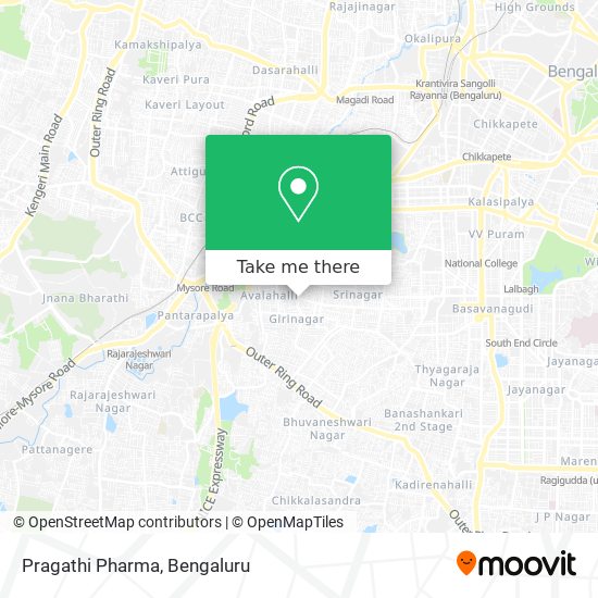 Pragathi Pharma map