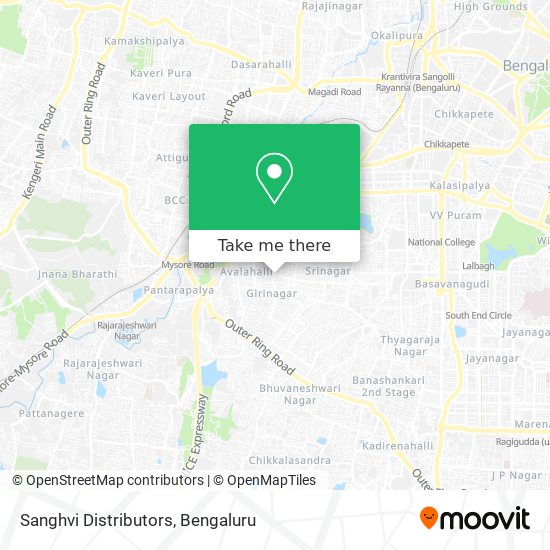 Sanghvi Distributors map