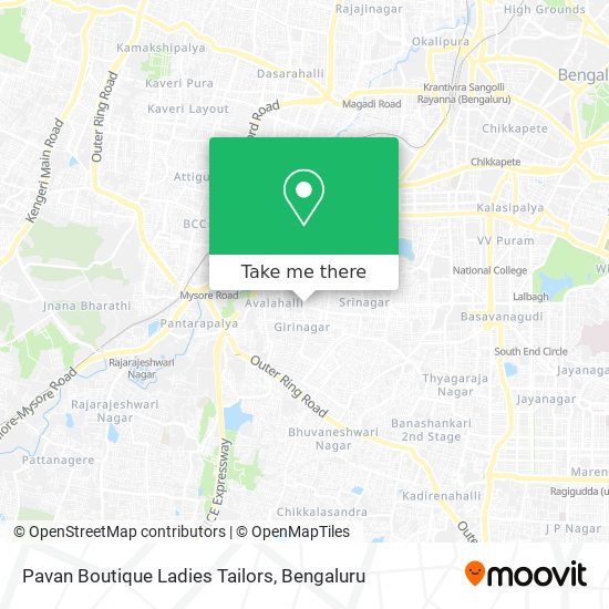 Pavan Boutique Ladies Tailors map