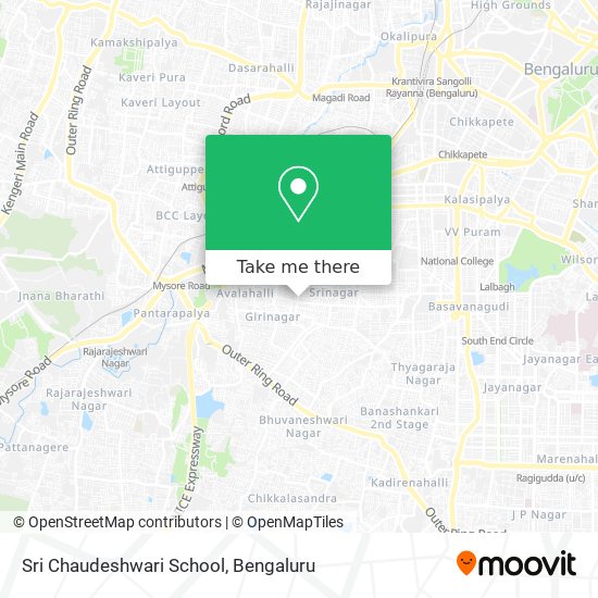 Sri Chaudeshwari School map