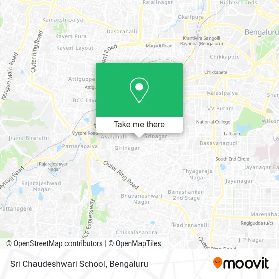 Sri Chaudeshwari School map