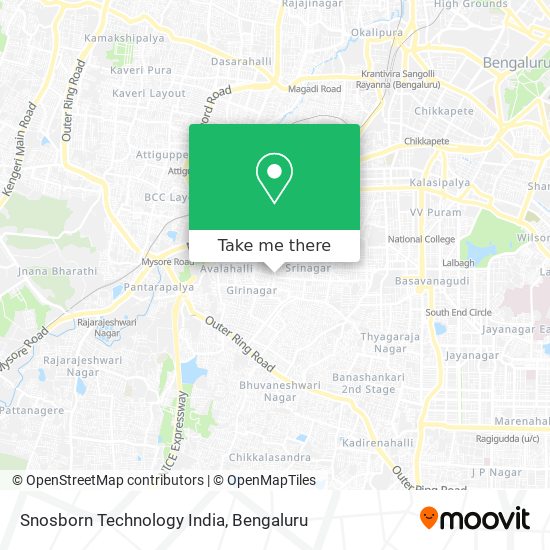 Snosborn Technology India map