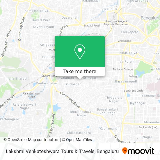 Lakshmi Venkateshwara Tours & Travels map