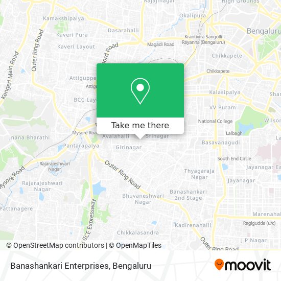 Banashankari Enterprises map