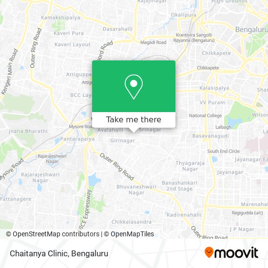 Chaitanya Clinic map