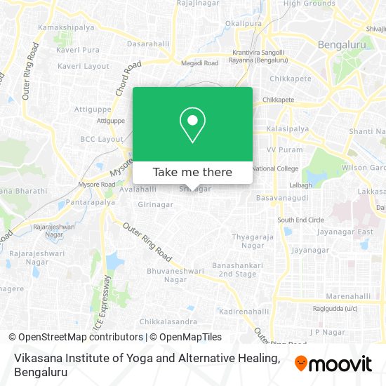 Vikasana Institute of Yoga and Alternative Healing map