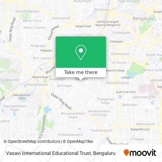 Vasavi Iinternational Educational Trust map