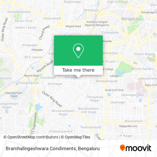 Bramhalingeshwara Condiments map