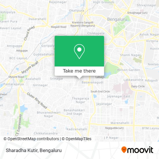 Sharadha Kutir map