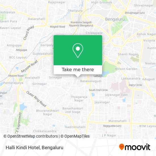 Halli Kindi Hotel map