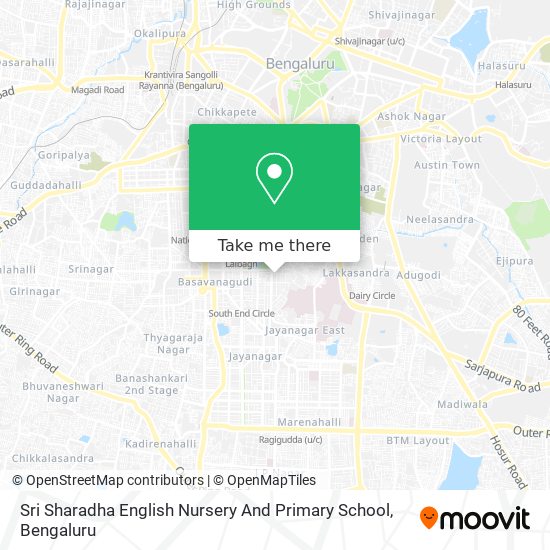 Sri Sharadha English Nursery And Primary School map