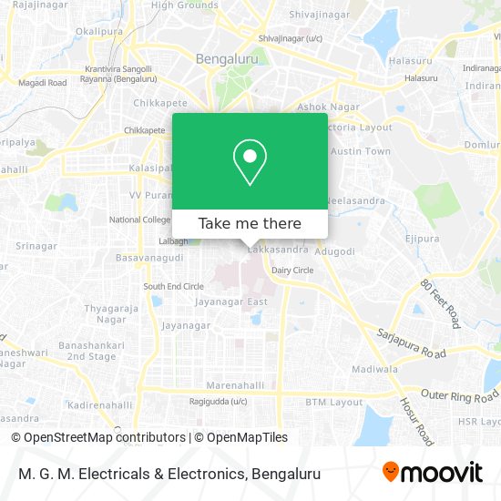 M. G. M. Electricals & Electronics map