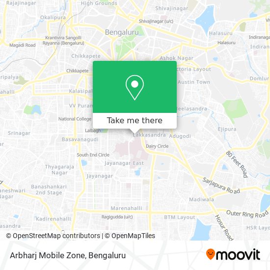 Arbharj Mobile Zone map