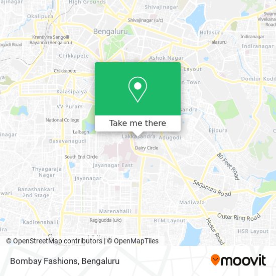 Bombay Fashions map