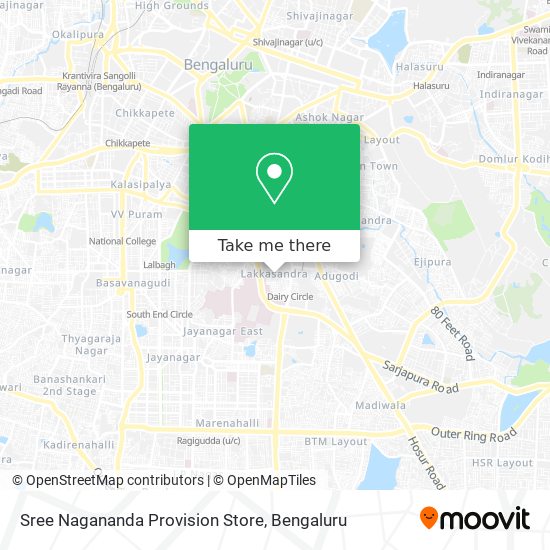 Sree Nagananda Provision Store map