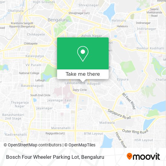 Bosch Four Wheeler Parking Lot map