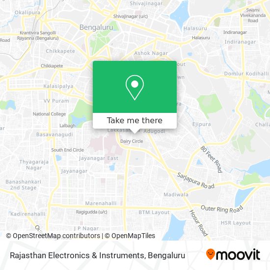 Rajasthan Electronics & Instruments map