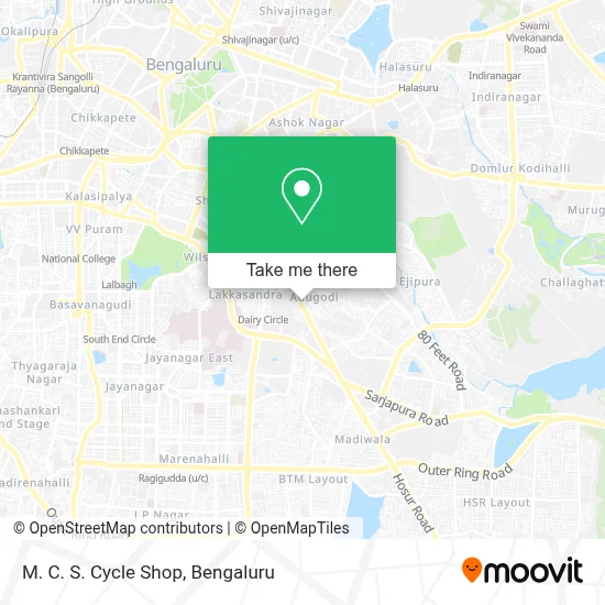 M. C. S. Cycle Shop map