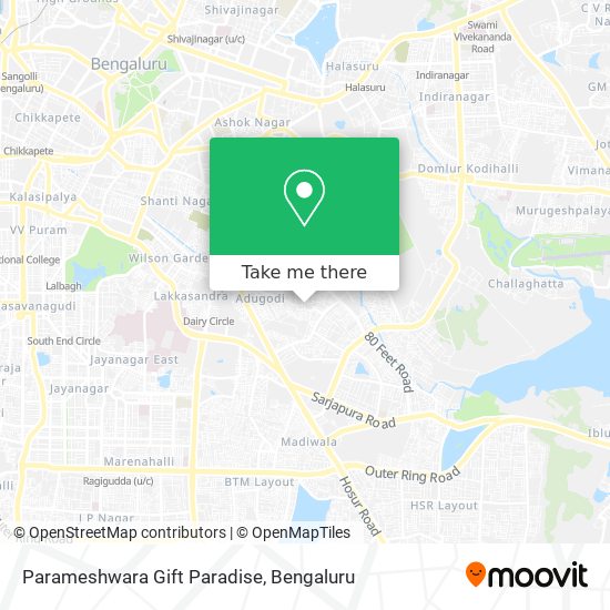 Parameshwara Gift Paradise map