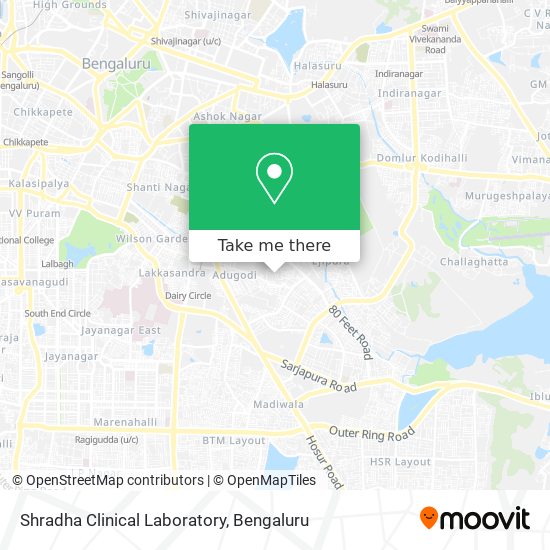 Shradha Clinical Laboratory map