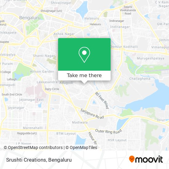 Srushti Creations map