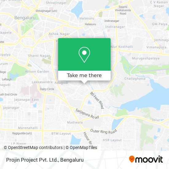 Projin Project Pvt. Ltd. map