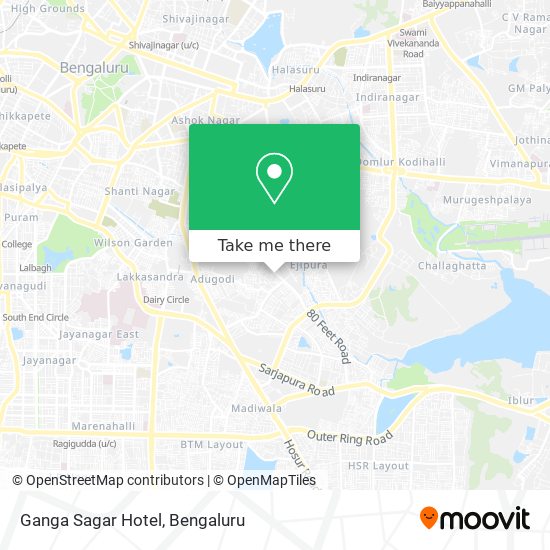 Ganga Sagar Hotel map