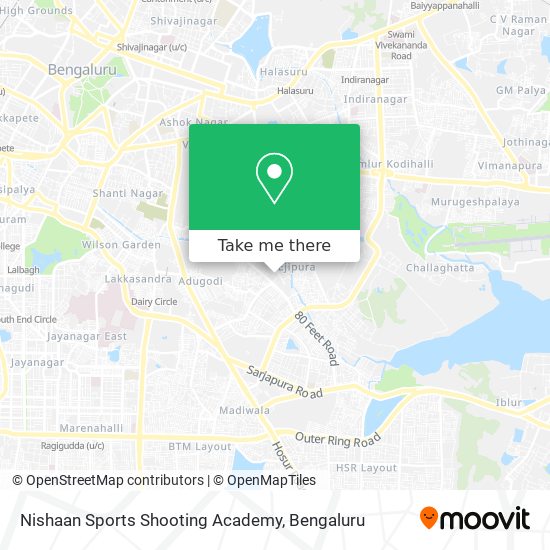 Nishaan Sports Shooting Academy map
