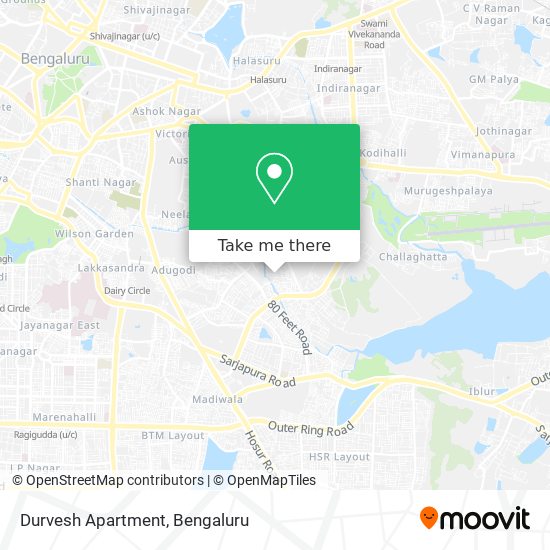 Durvesh Apartment map