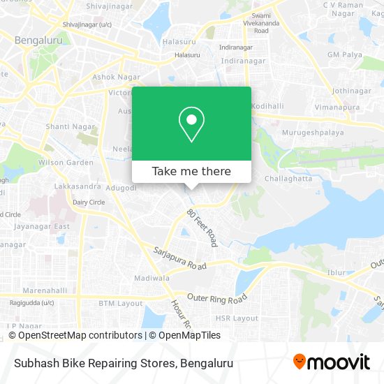 Subhash Bike Repairing Stores map