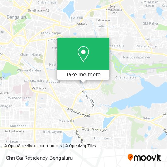 Shri Sai Residency map