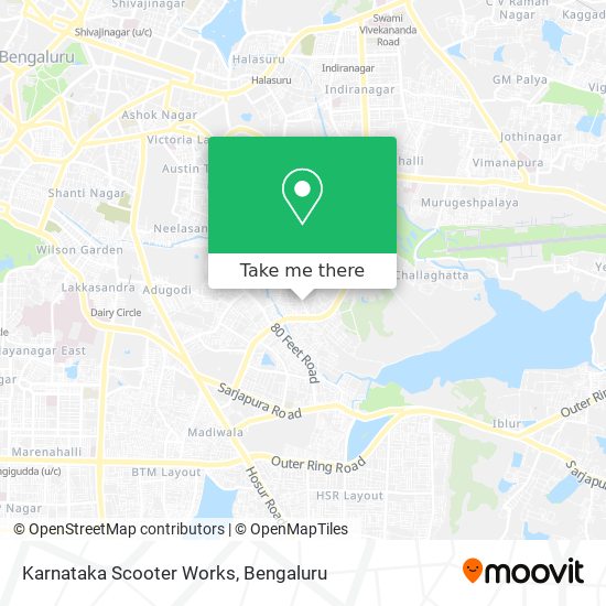 Karnataka Scooter Works map