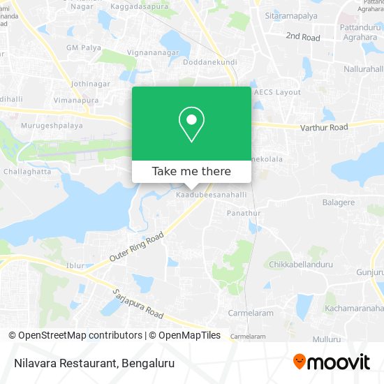 Nilavara Restaurant map