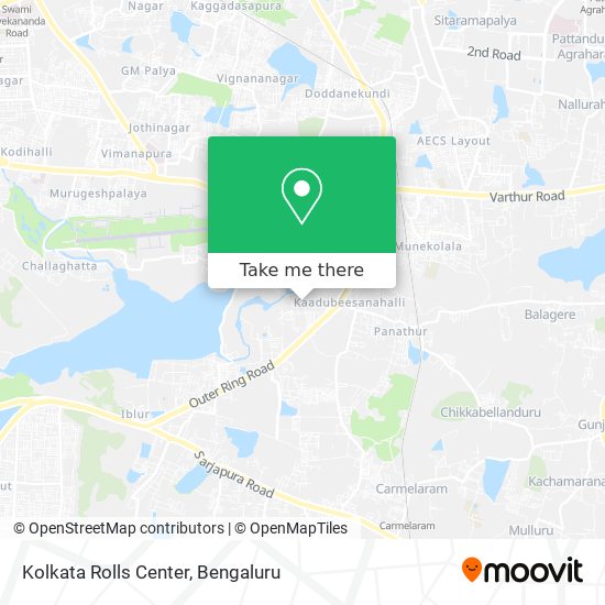 Kolkata Rolls Center map