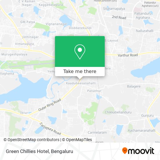 Green Chillies Hotel map