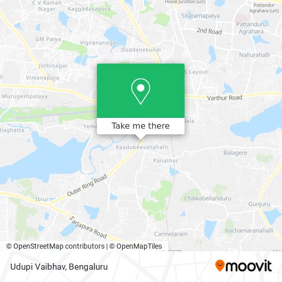 Udupi Vaibhav map