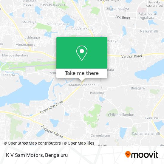 K V Sam Motors map