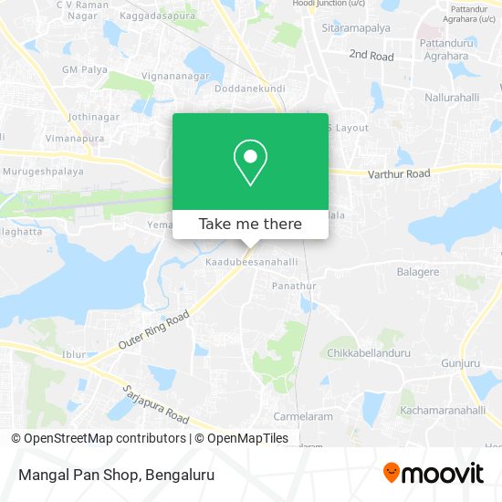 Mangal Pan Shop map