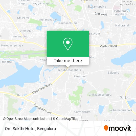 Om Sakthi Hotel map