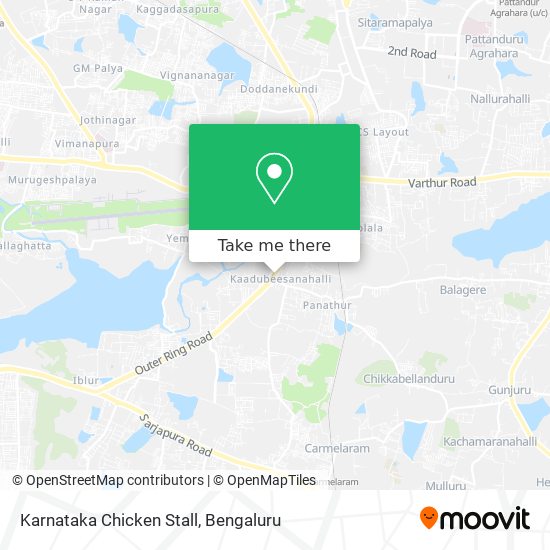 Karnataka Chicken Stall map