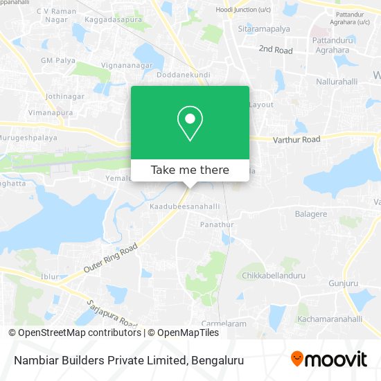 Nambiar Builders Private Limited map