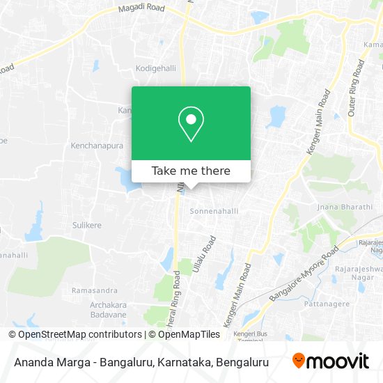 Ananda Marga - Bangaluru, Karnataka map