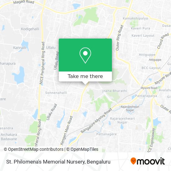 St. Philomena's Memorial Nursery map