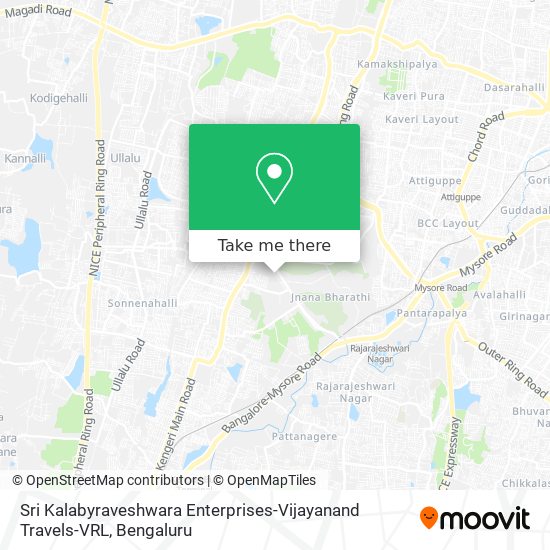 Sri Kalabyraveshwara Enterprises-Vijayanand Travels-VRL map