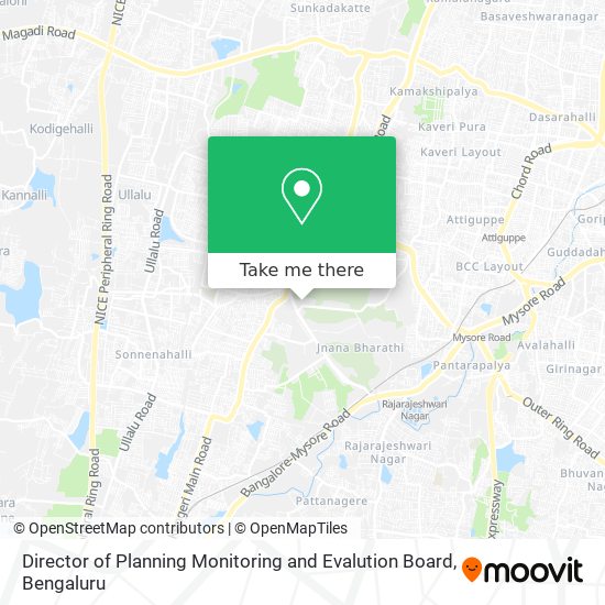 Director of Planning Monitoring and Evalution Board map