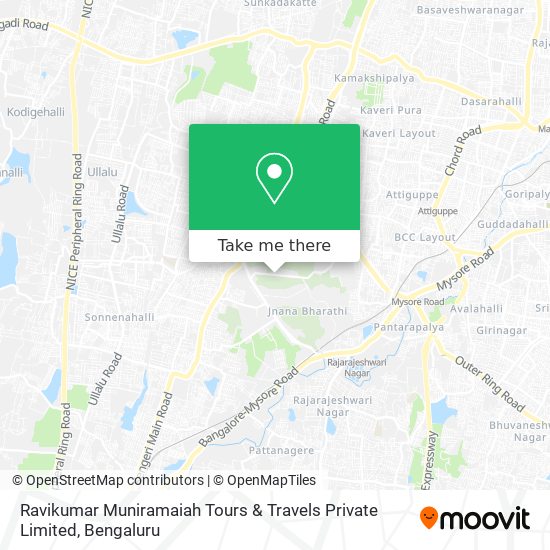 Ravikumar Muniramaiah Tours & Travels Private Limited map