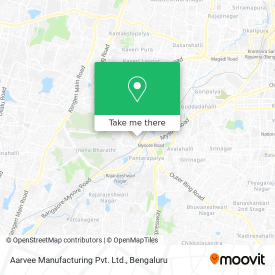 Aarvee Manufacturing Pvt. Ltd. map