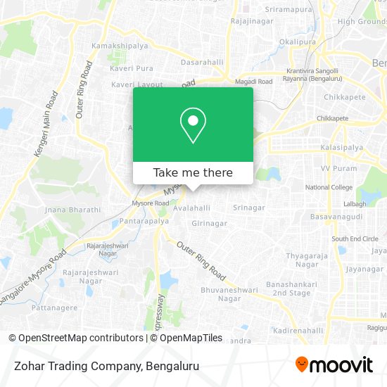 Zohar Trading Company map