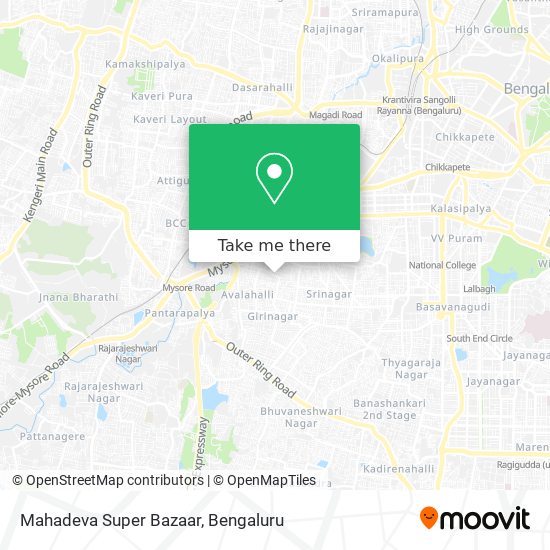 Mahadeva Super Bazaar map