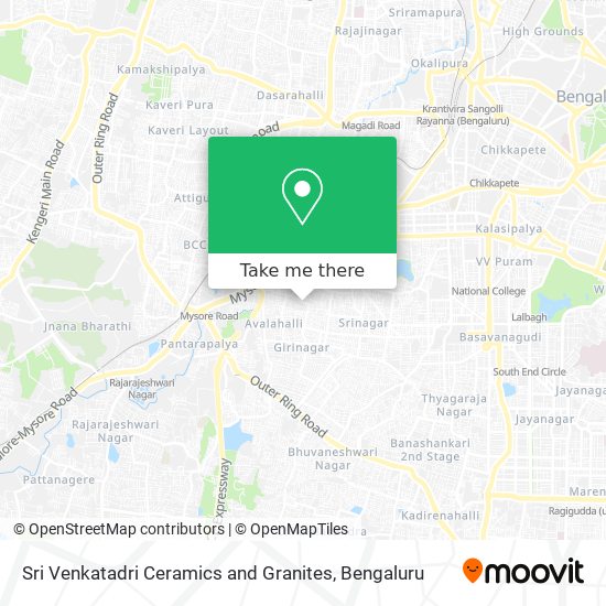 Sri Venkatadri Ceramics and Granites map